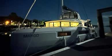 lagoon 50 delivery on the dock in opua