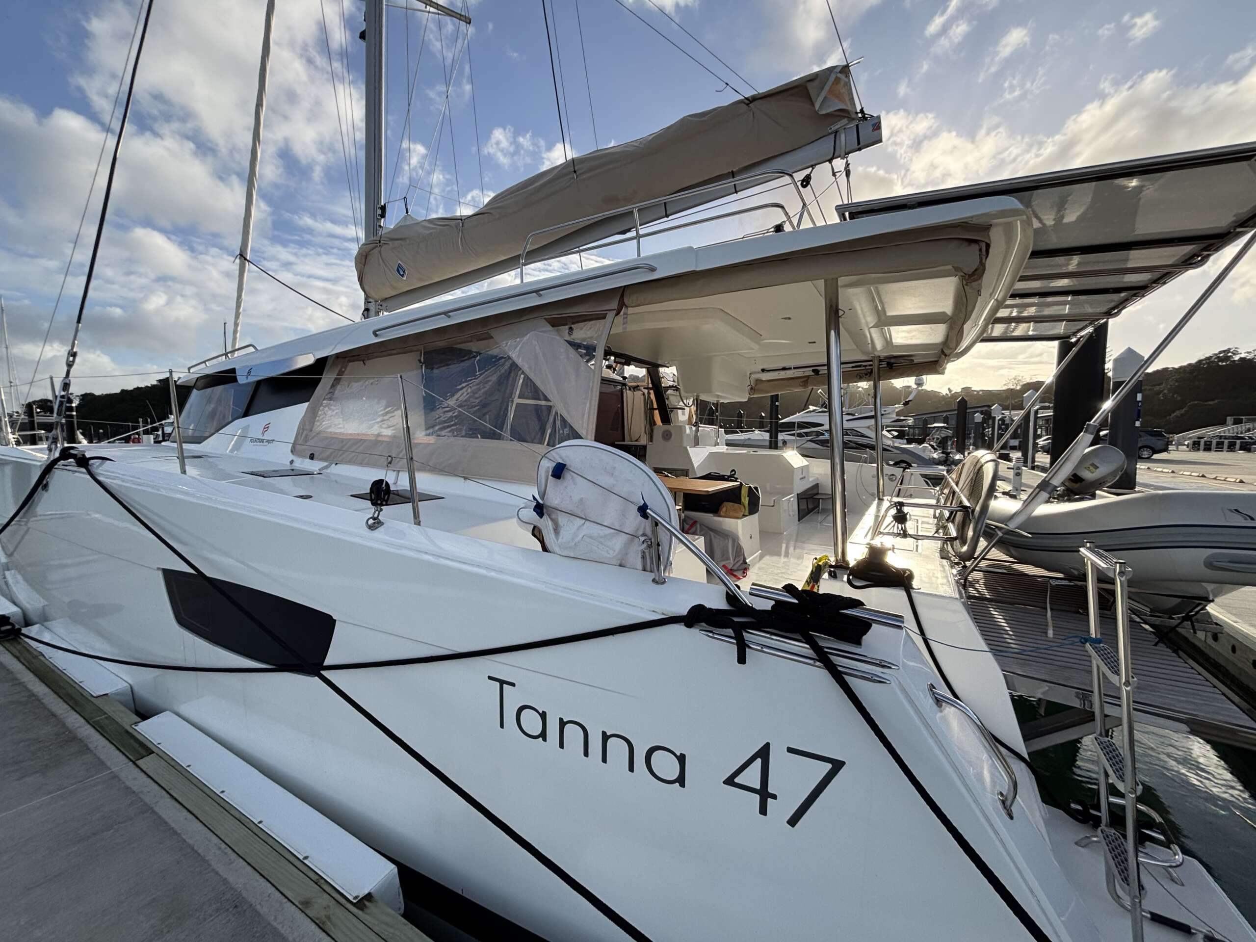 Yacht Delivery Solutions prepare a Fountaine Pajot Tanna 47 for the trip to Fiji from NZ