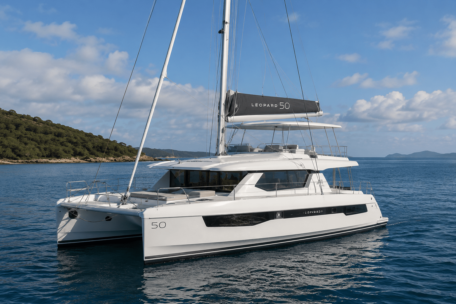 leopard 5o catamaran delivery by yacht delivery solutions